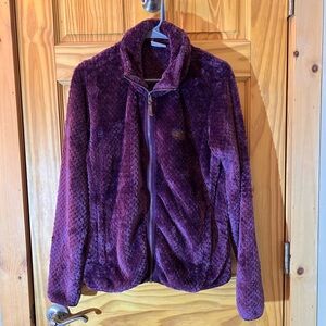 Cozy Purple Teddy Columbia Jacket